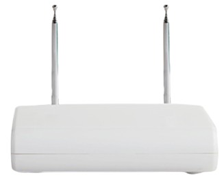 BellMe B-Q4 Signal Repeater — white unit with two antennas