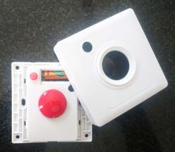 Inside of the BellMe B-SW2 with the battery and circuit board visible